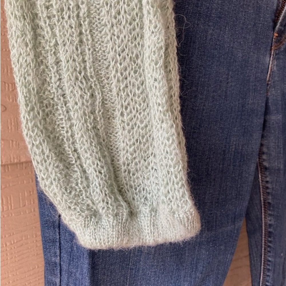 FREE PEOPLE | Green Knit Sweater - Picture 3 of 3